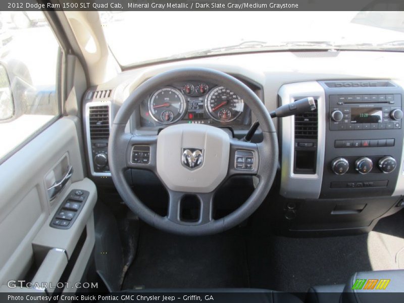 Dashboard of 2012 Ram 1500 SLT Quad Cab