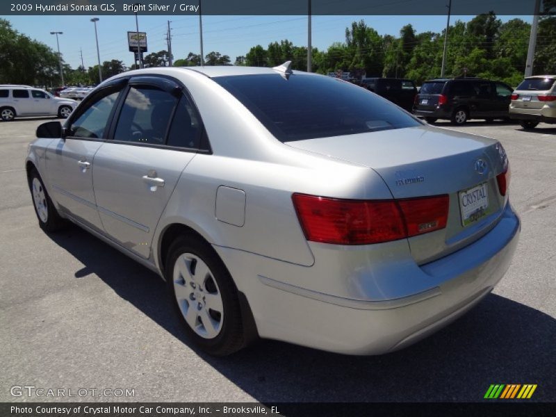 Bright Silver / Gray 2009 Hyundai Sonata GLS
