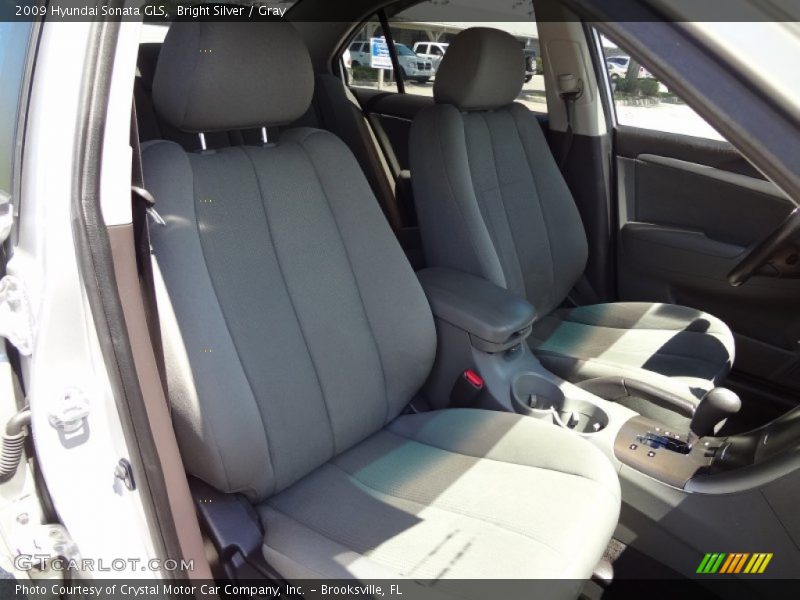 Bright Silver / Gray 2009 Hyundai Sonata GLS