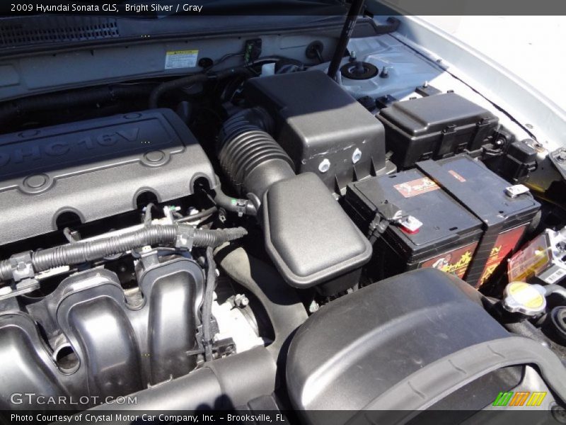 Bright Silver / Gray 2009 Hyundai Sonata GLS