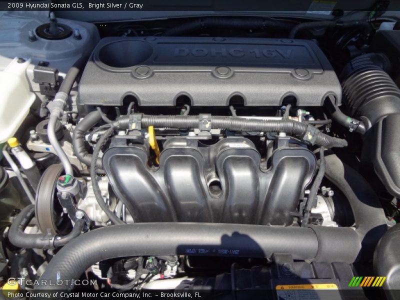 Bright Silver / Gray 2009 Hyundai Sonata GLS