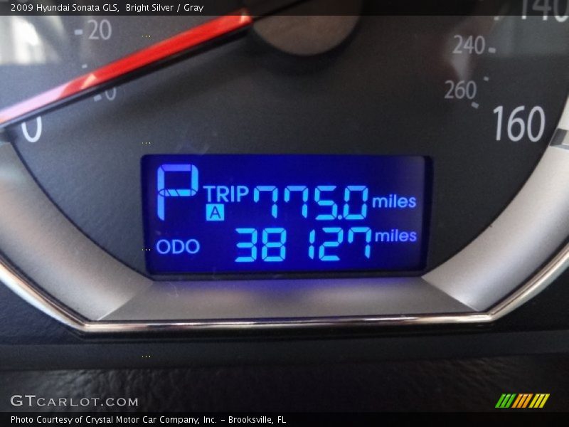 Bright Silver / Gray 2009 Hyundai Sonata GLS