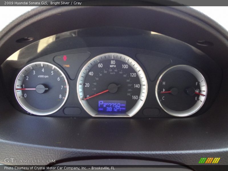 Bright Silver / Gray 2009 Hyundai Sonata GLS