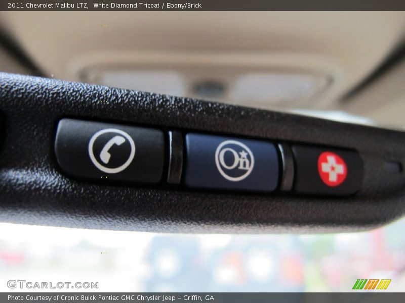 White Diamond Tricoat / Ebony/Brick 2011 Chevrolet Malibu LTZ