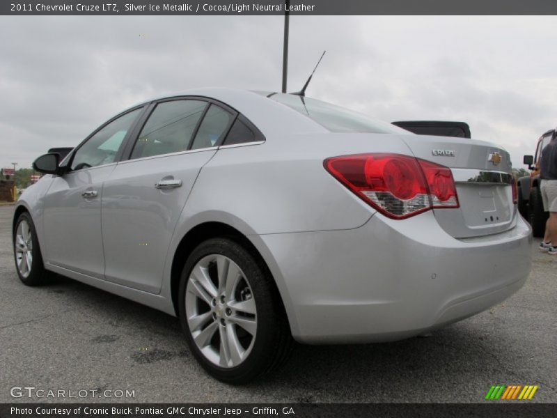 Silver Ice Metallic / Cocoa/Light Neutral Leather 2011 Chevrolet Cruze LTZ