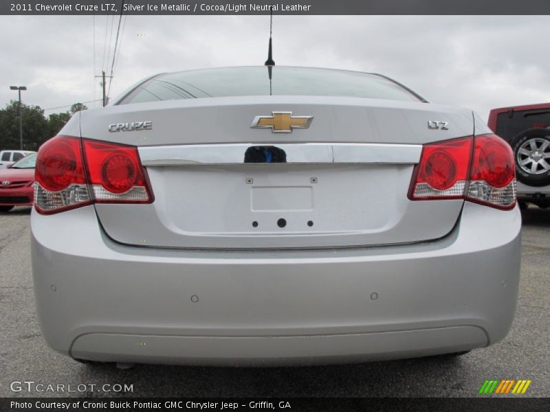 Silver Ice Metallic / Cocoa/Light Neutral Leather 2011 Chevrolet Cruze LTZ