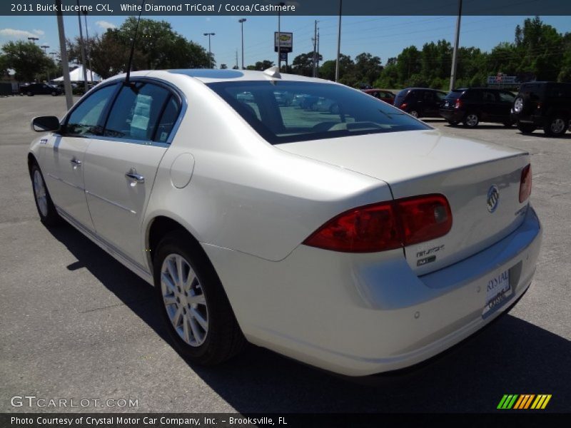 White Diamond TriCoat / Cocoa/Cashmere 2011 Buick Lucerne CXL