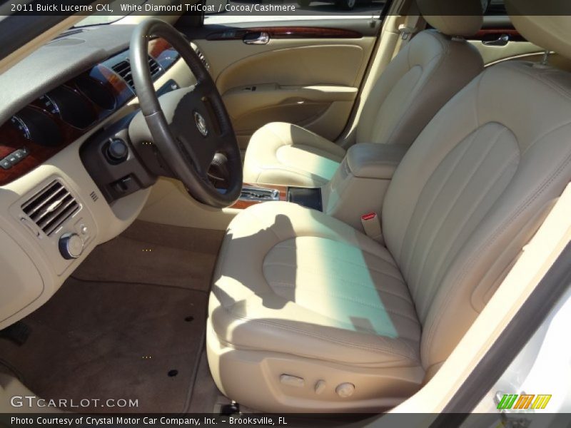 White Diamond TriCoat / Cocoa/Cashmere 2011 Buick Lucerne CXL