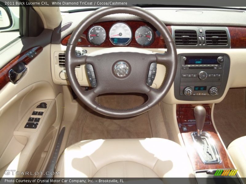 White Diamond TriCoat / Cocoa/Cashmere 2011 Buick Lucerne CXL