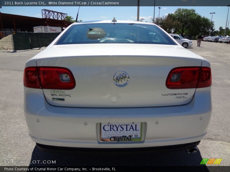 White Diamond TriCoat / Cocoa/Cashmere 2011 Buick Lucerne CXL