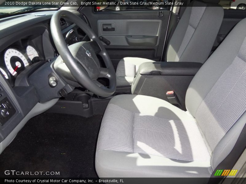  2010 Dakota Lone Star Crew Cab Dark Slate Gray/Medium Slate Gray Interior