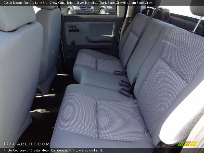 Rear Seat of 2010 Dakota Lone Star Crew Cab