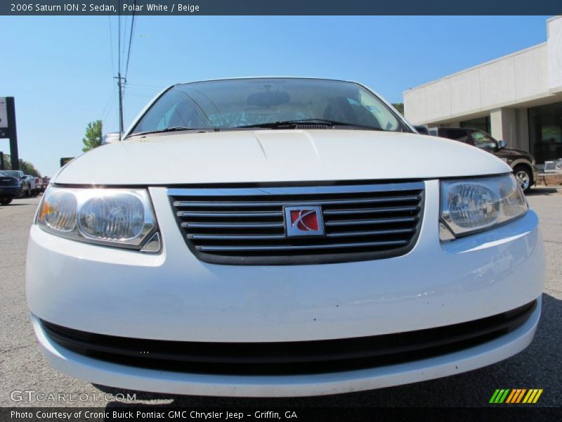 Polar White / Beige 2006 Saturn ION 2 Sedan