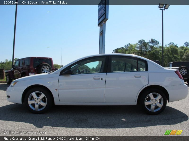 Polar White / Beige 2006 Saturn ION 2 Sedan