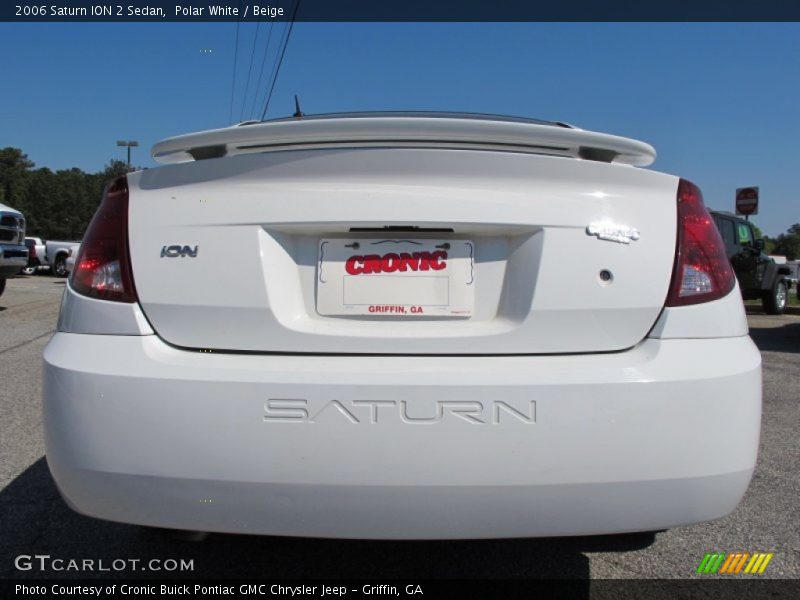 Polar White / Beige 2006 Saturn ION 2 Sedan