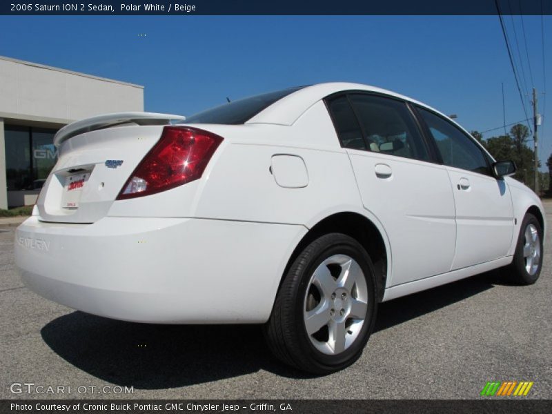 Polar White / Beige 2006 Saturn ION 2 Sedan