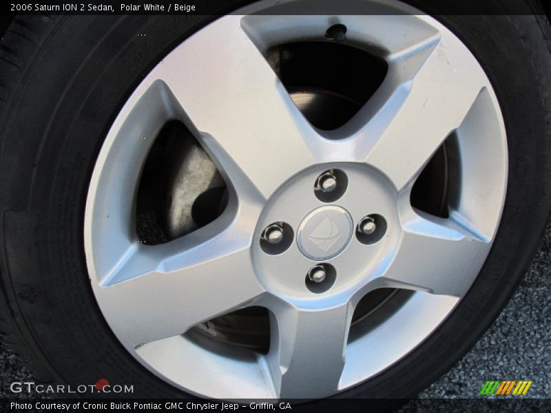 Polar White / Beige 2006 Saturn ION 2 Sedan