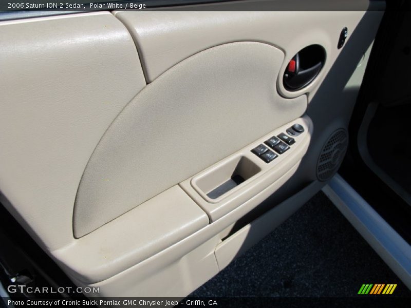 Polar White / Beige 2006 Saturn ION 2 Sedan