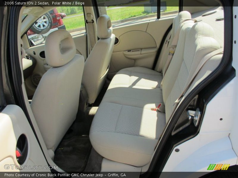Polar White / Beige 2006 Saturn ION 2 Sedan