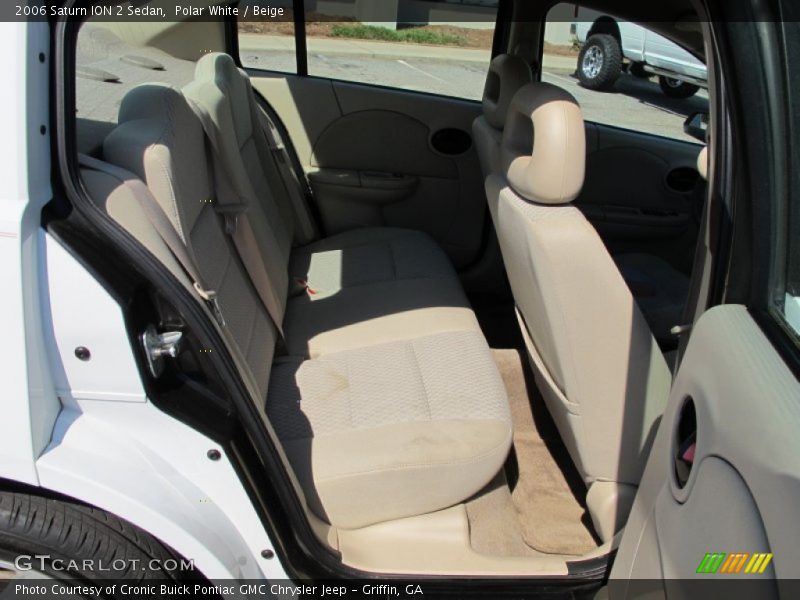Polar White / Beige 2006 Saturn ION 2 Sedan