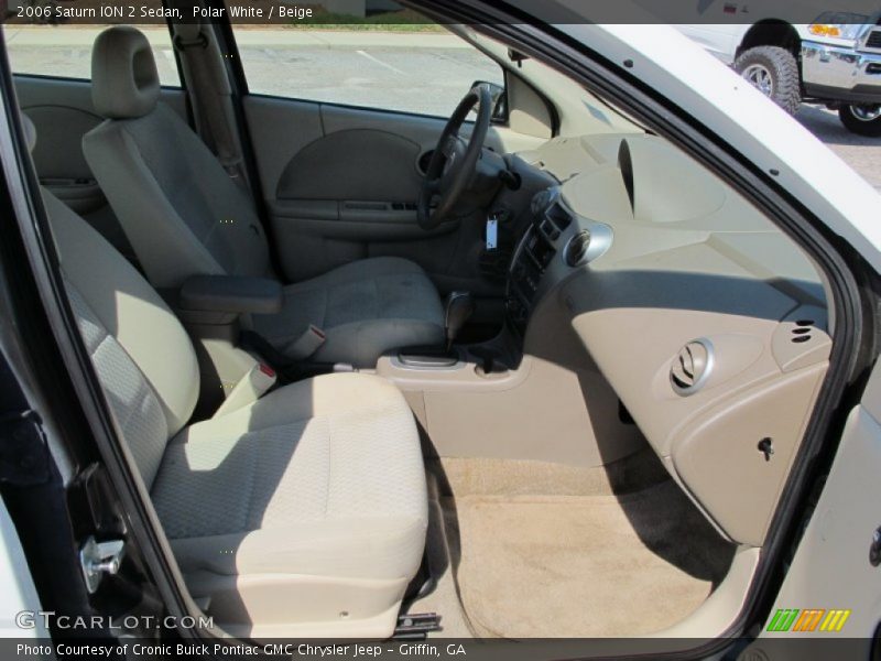 Polar White / Beige 2006 Saturn ION 2 Sedan