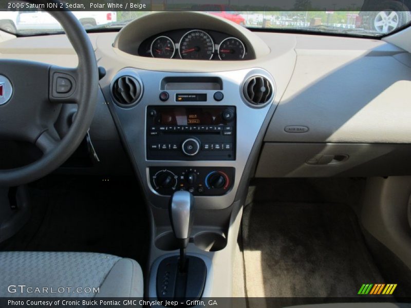 Polar White / Beige 2006 Saturn ION 2 Sedan