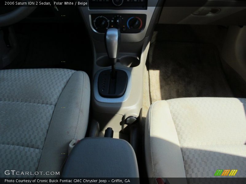 Polar White / Beige 2006 Saturn ION 2 Sedan