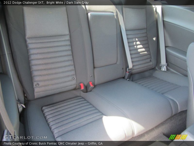 Bright White / Dark Slate Gray 2012 Dodge Challenger SXT