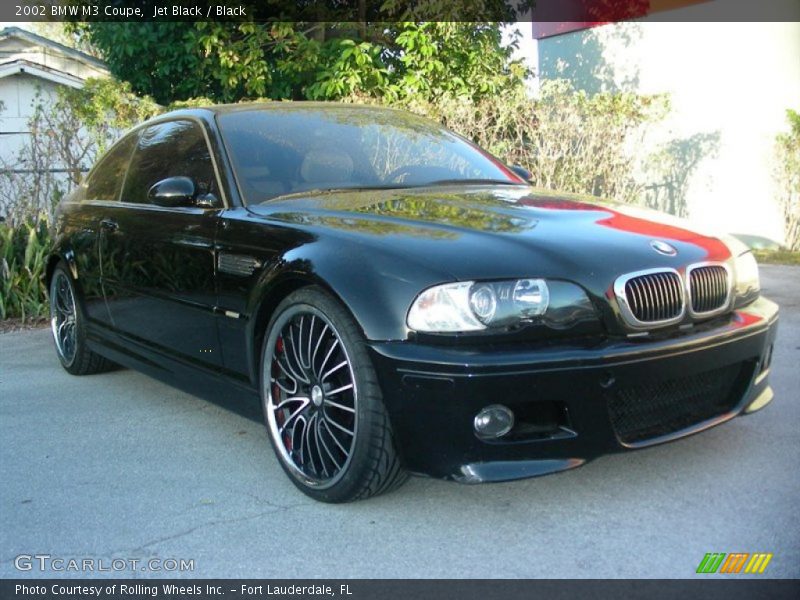 Jet Black / Black 2002 BMW M3 Coupe