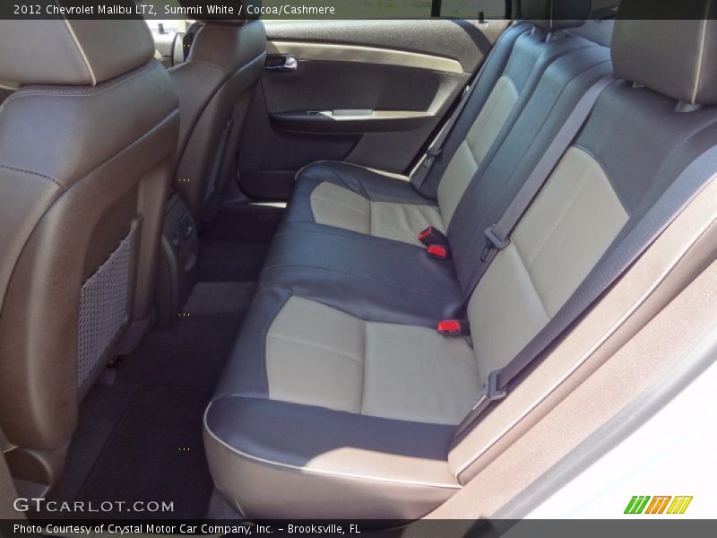 Summit White / Cocoa/Cashmere 2012 Chevrolet Malibu LTZ
