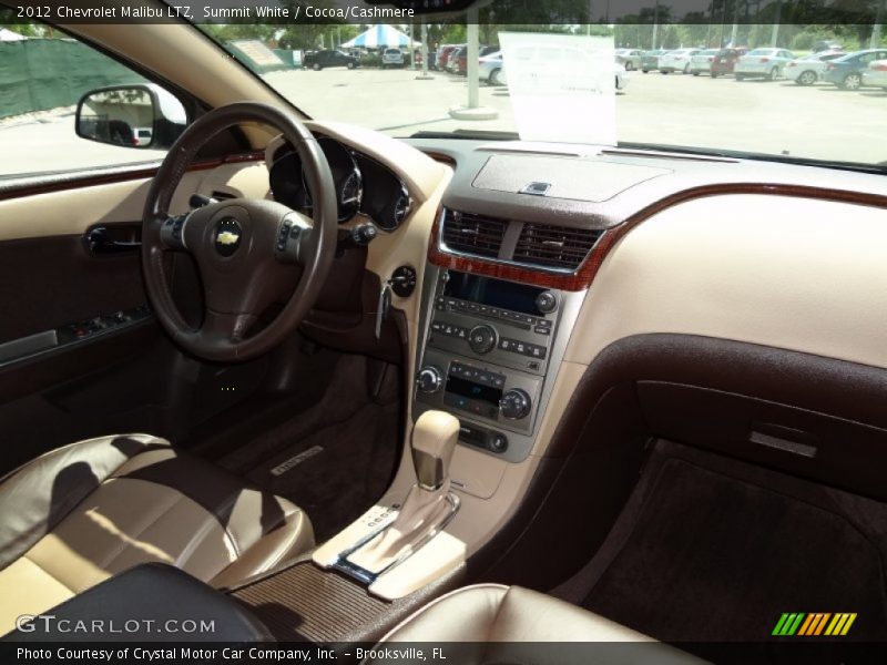 Summit White / Cocoa/Cashmere 2012 Chevrolet Malibu LTZ