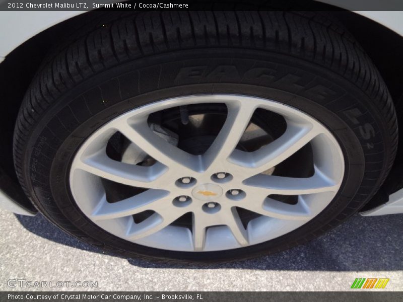 Summit White / Cocoa/Cashmere 2012 Chevrolet Malibu LTZ