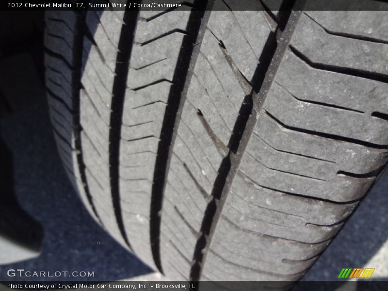 Summit White / Cocoa/Cashmere 2012 Chevrolet Malibu LTZ