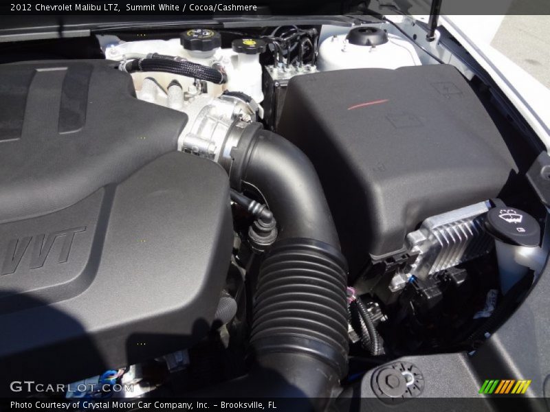 Summit White / Cocoa/Cashmere 2012 Chevrolet Malibu LTZ