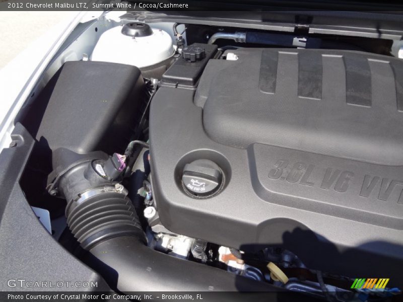 Summit White / Cocoa/Cashmere 2012 Chevrolet Malibu LTZ