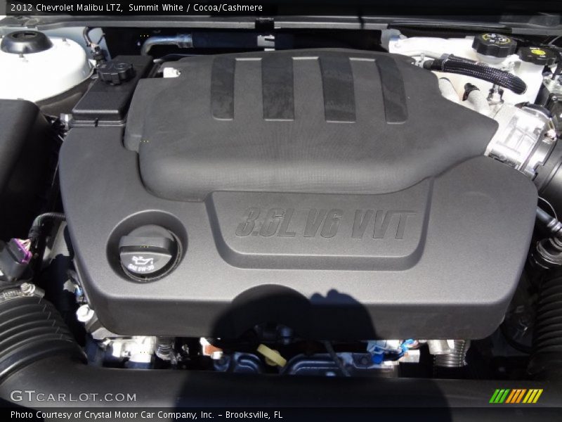 Summit White / Cocoa/Cashmere 2012 Chevrolet Malibu LTZ