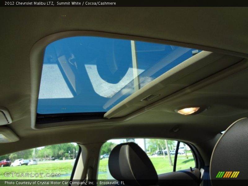 Summit White / Cocoa/Cashmere 2012 Chevrolet Malibu LTZ