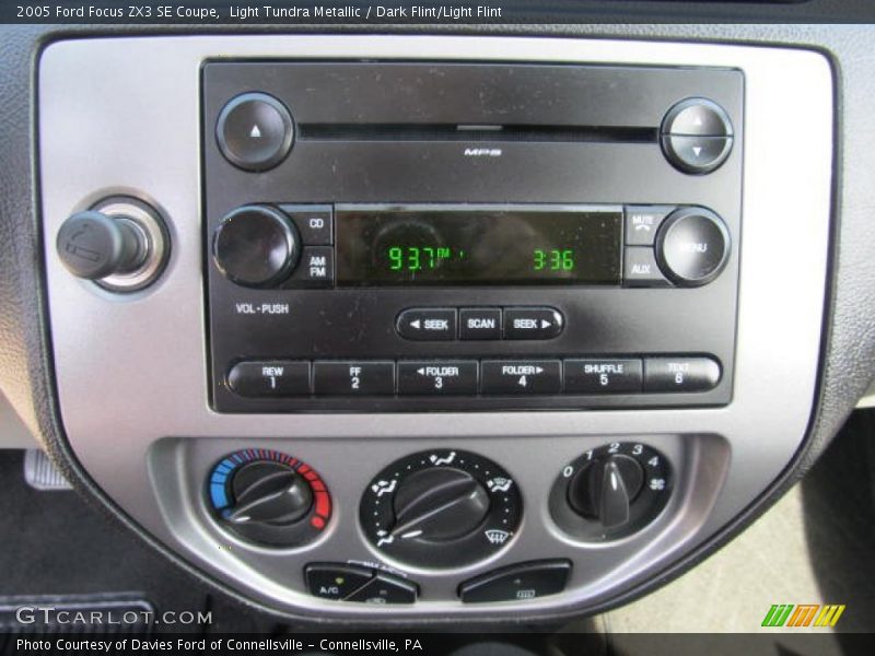 Controls of 2005 Focus ZX3 SE Coupe