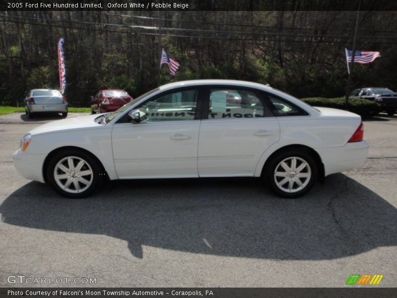 Oxford White / Pebble Beige 2005 Ford Five Hundred Limited