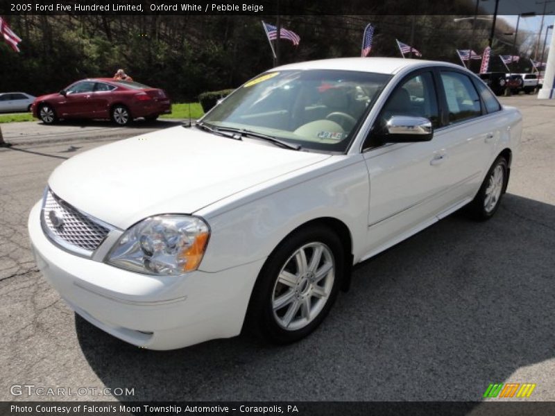 Oxford White / Pebble Beige 2005 Ford Five Hundred Limited