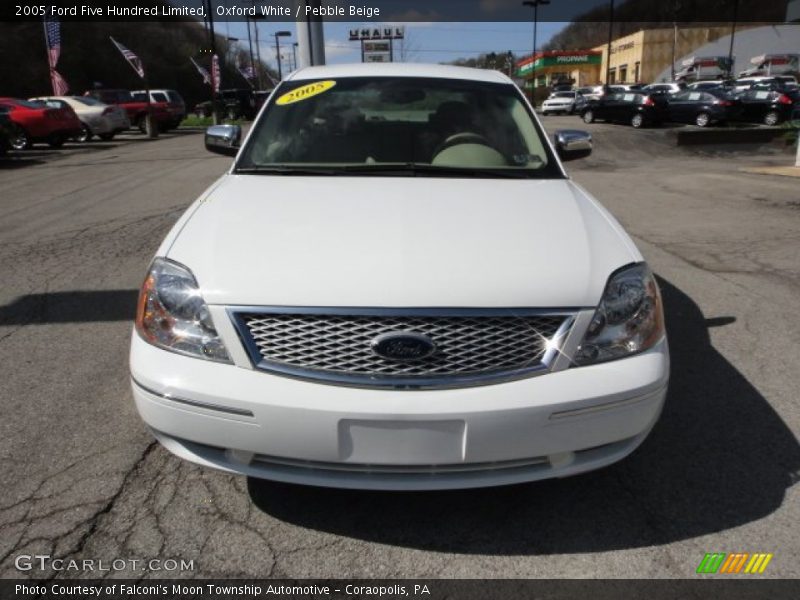 Oxford White / Pebble Beige 2005 Ford Five Hundred Limited