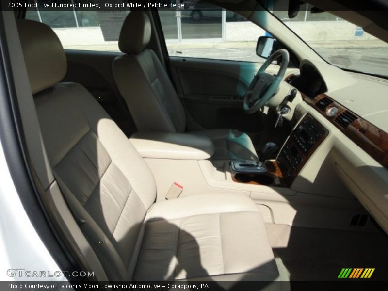 Oxford White / Pebble Beige 2005 Ford Five Hundred Limited