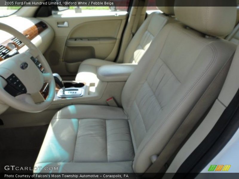 Oxford White / Pebble Beige 2005 Ford Five Hundred Limited
