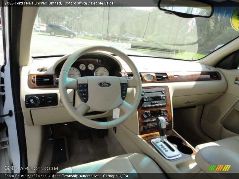 Oxford White / Pebble Beige 2005 Ford Five Hundred Limited