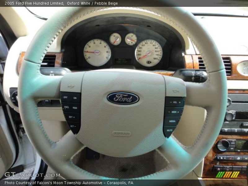 Oxford White / Pebble Beige 2005 Ford Five Hundred Limited