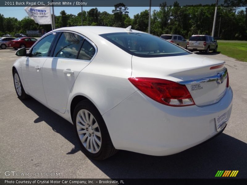 Summit White / Ebony 2011 Buick Regal CXL