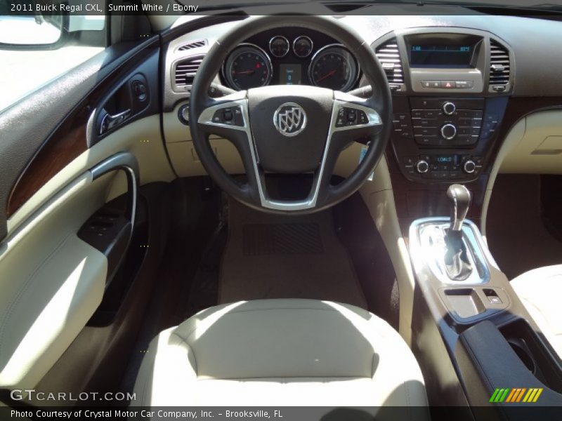 Summit White / Ebony 2011 Buick Regal CXL