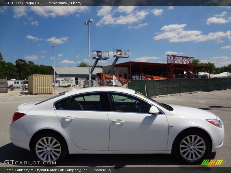 Summit White / Ebony 2011 Buick Regal CXL