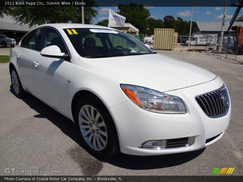 Summit White / Ebony 2011 Buick Regal CXL