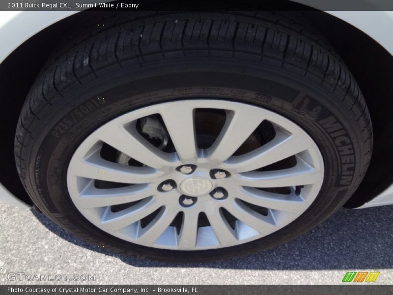 Summit White / Ebony 2011 Buick Regal CXL